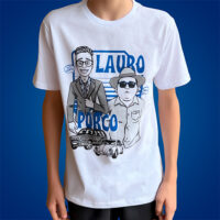 Camiseta Infantil Unissex "Pórco e Lauro" 01